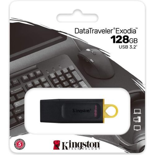 Clé USB Kingston DataTraveler Exodia 128 Go - USB 3.2