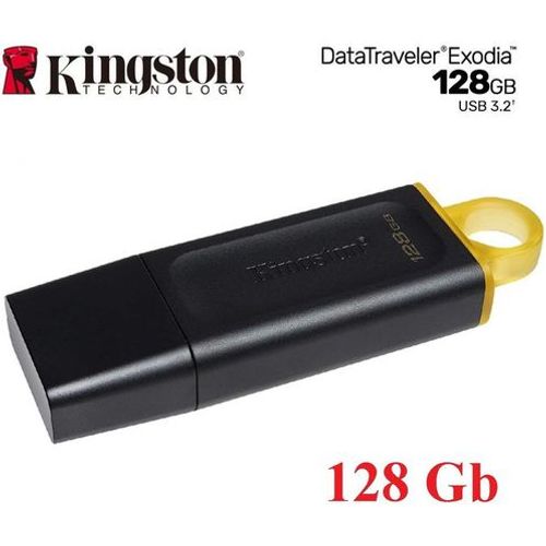 Clé USB Kingston DataTraveler Exodia 128 Go - USB 3.2 - 2