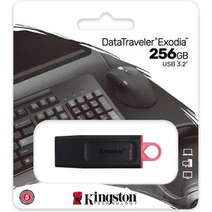 Clé USB Kingston DataTraveler Exodia M 256 Go à capuchon coulissant