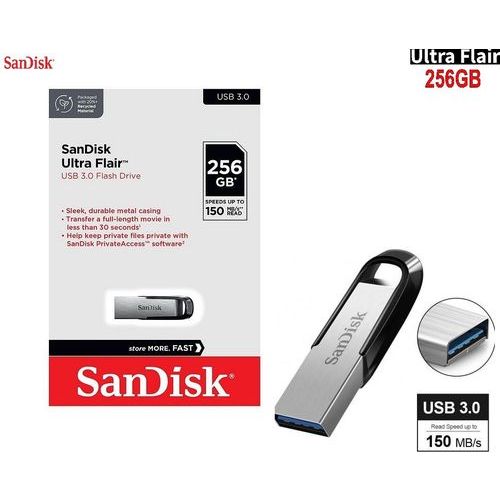 Clé USB SanDisk Ultra Flair 256 Go - très grande capacité - 2