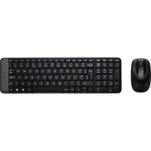 Ensemble clavier compact et souris sans fil Logitech MK220