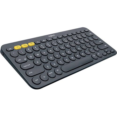 Clavier Bluetooth Logitech K380 multi-appareils gris foncé AZERTY - 2