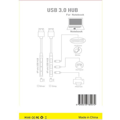 Hub USB AirPlus 4-en-1 (1 x USB 3.0 + 3 x USB 2.0) - 3