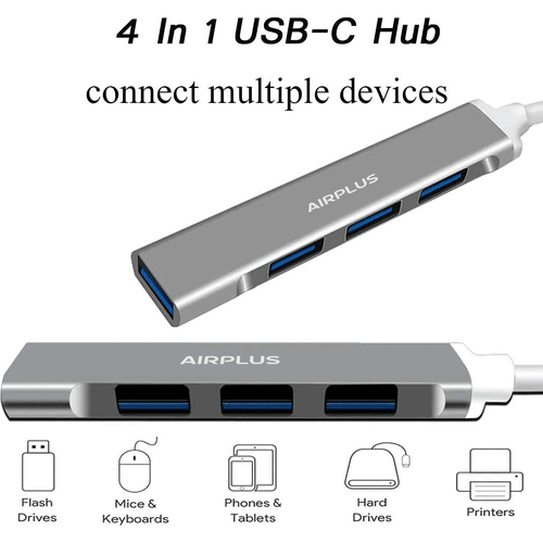 Hub USB-C AirPlus 4-en-1 vers USB 3.0 et USB 2.0 - 2