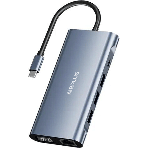 Station USB-C AirPlus 11-en-1 : HDMI 4K, VGA, Ethernet, PD 100 W