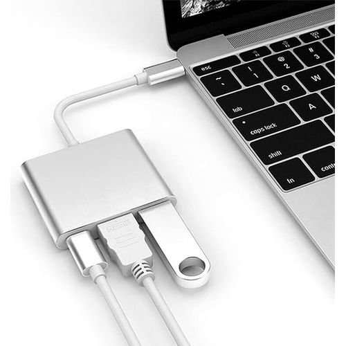Adaptateur USB-C vers HDMI 4K avec port USB 3.0 et charge USB-C - 2