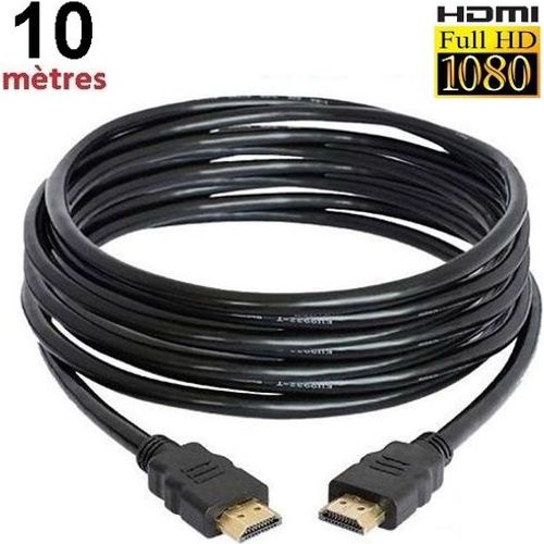 Câble HDMI Full HD 10 m mâle-mâle