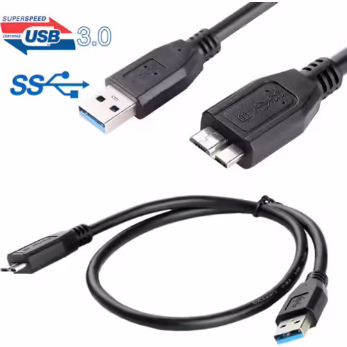 Câble USB 3.0 pour disque dur externe (Micro-B) - 2