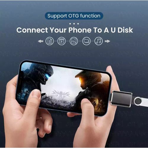 Adaptateur OTG Plustar Lightning vers USB 3.0 pour iPhone et iPad - 2