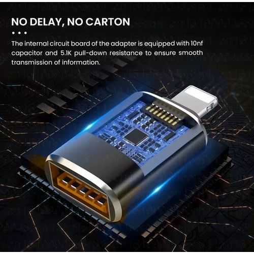 Adaptateur OTG Plustar Lightning vers USB 3.0 pour iPhone et iPad - 3