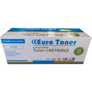 Toner laser noir EuroToner compatible HP 106A W1106A