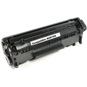 Toner laser noir EuroToner compatible HP 12A Q2612A