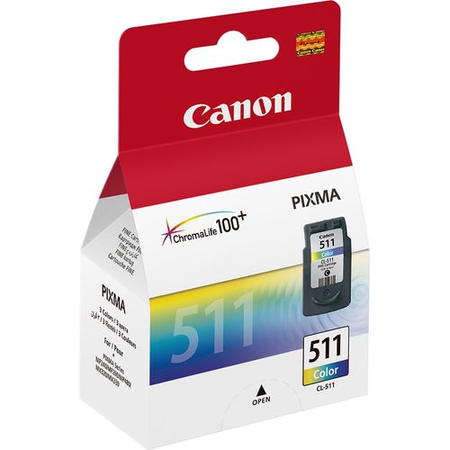 Cartouche d’encre Canon CL-511 trois couleurs - originale - 2