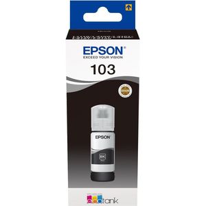 Encre Epson 103 Noir 65 ml - bouteille originale EcoTank