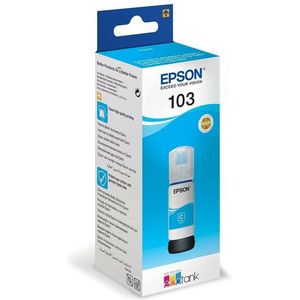 Encre Epson 103 Cyan 65 ml - bouteille originale EcoTank