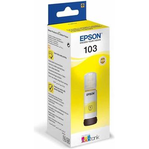 Encre Epson 103 Jaune 65 ml - bouteille originale EcoTank