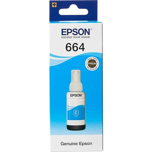 Encre Epson 664 Cyan 70 ml - bouteille originale EcoTank