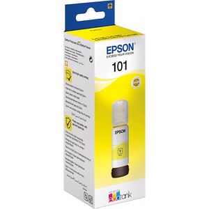 Encre Epson 101 Jaune 70 ml - bouteille originale EcoTank