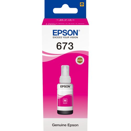 Encre Epson 673 Magenta 70 ml - bouteille originale EcoTank