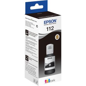 Encre Epson 112 Noir 127 ml - bouteille originale EcoTank