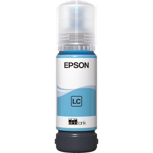 Encre Epson 108 Cyan clair 70 ml - bouteille originale EcoTank
