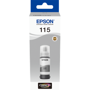 Encre Epson 115 Gris 70 ml - bouteille originale EcoTank