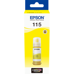 Encre Epson 115 Jaune 70 ml - bouteille originale EcoTank
