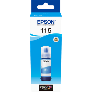 Encre Epson 115 Cyan 70 ml - bouteille originale EcoTank