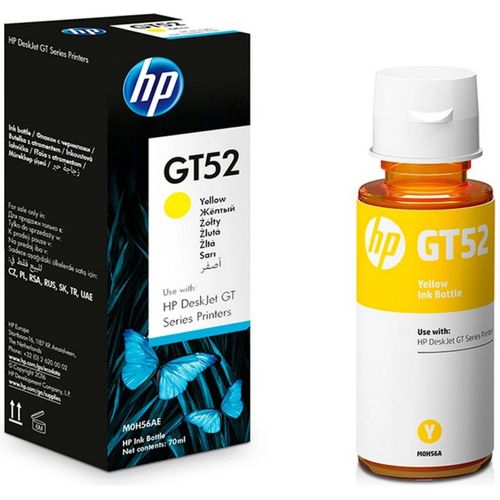 Encre HP GT52 Jaune 70 ml - bouteille originale Smart Tank