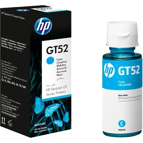 Encre HP GT52 Cyan 70 ml - bouteille originale Smart Tank