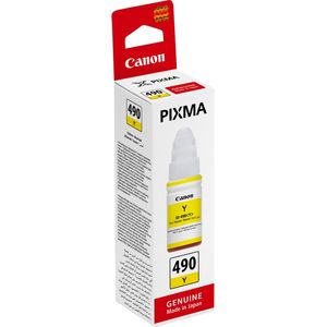 Encre Canon GI-490 Jaune 70 ml - bouteille originale MegaTank