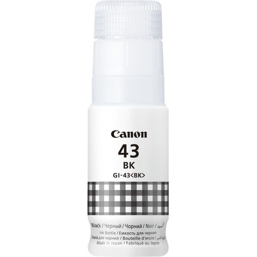 Encre Canon GI-43 Noir 60 ml - bouteille originale MegaTank