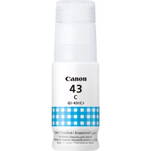 Encre Canon GI-43 Cyan 60 ml - bouteille originale MegaTank