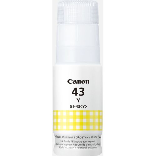 Encre Canon GI-43 Jaune 60 ml - bouteille originale MegaTank