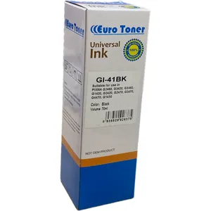 Encre compatible Canon GI-41 Noir 70 ml - bouteille EuroToner
