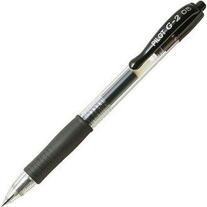 Stylo PILOT G2 Noir pointe fine 0.5mm BL-G2-5-B