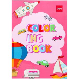 Livre de coloriage Deli – Moyens de transport