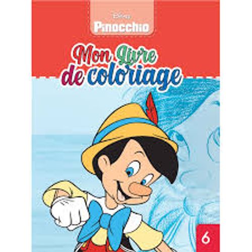 Cahier de coloriage Disney Pinocchio