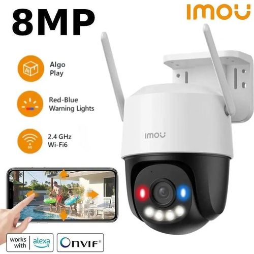 كاميرا IMOU Cruiser SC بدقة 8MP 4K بواي فاي 6 ومحرك دوران مع صوت وصفارة (IPC-K7FP-8V0N) - 2