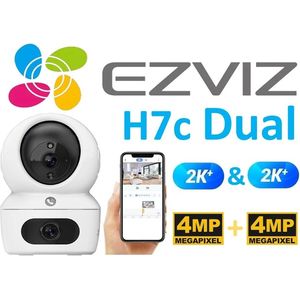 Caméra Wi-Fi 6 EZVIZ H7c Dual 2K+ 4MP + 4MP Intérieure Motorisée 360°