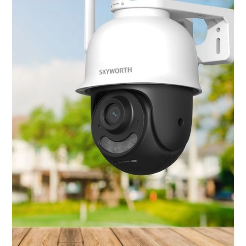 Caméra Wi-Fi Skyworth 3MP Motorisée 360° avec Audio et Sirène (SKH-i63D4H2-4AWT) - 3