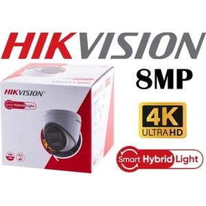 Caméra Hikvision Turbo HD 4K 8MP Dôme Smart Hybrid Light (DS-2CE76U0T-LMF)