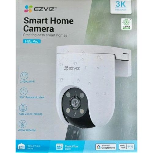 Caméra Wi-Fi EZVIZ H8c 3K 5MP Extérieure Motorisée 360° Vision Couleur avec Audio - 4