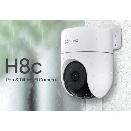 Caméra Wi-Fi EZVIZ H8c 3K 5MP Extérieure Motorisée 360° Vision Couleur avec Audio - 6