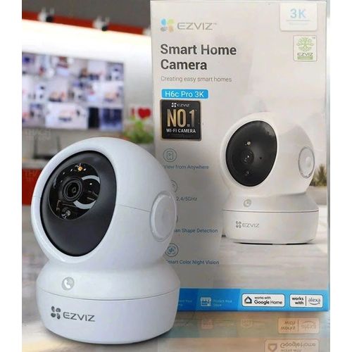 Caméra Wi-Fi EZVIZ H6C Pro 3K 5MP Intérieure Motorisée 360° (CS-H6C-R105-1J5WF) - 3