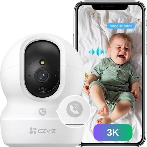 Caméra Wi-Fi EZVIZ H6C Pro 3K 5MP Intérieure Motorisée 360° (CS-H6C-R105-1J5WF) - 6
