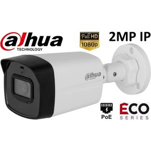 Caméra IP Dahua 2MP Bullet PoE IR 30m Série Eco (IPC-B1E20)