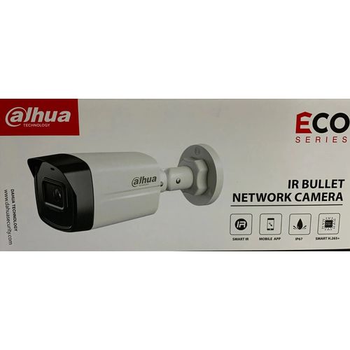 كاميرا IP Dahua 2MP Bullet PoE بأشعة تحت الحمراء 30 م سلسلة Eco (IPC-B1E20) - 2