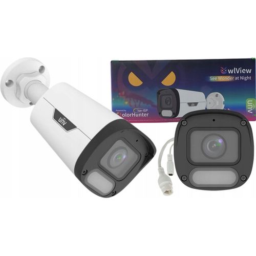 Caméra IP Uniview 6MP Bullet ColorHunter Wise-ISP PoE avec Audio (IPC2316LE-ADF28KM-WP) - 2
