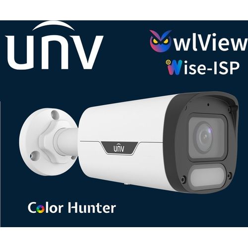 Caméra IP Uniview 6MP Bullet ColorHunter Wise-ISP PoE avec Audio (IPC2316LE-ADF28KM-WP) - 3